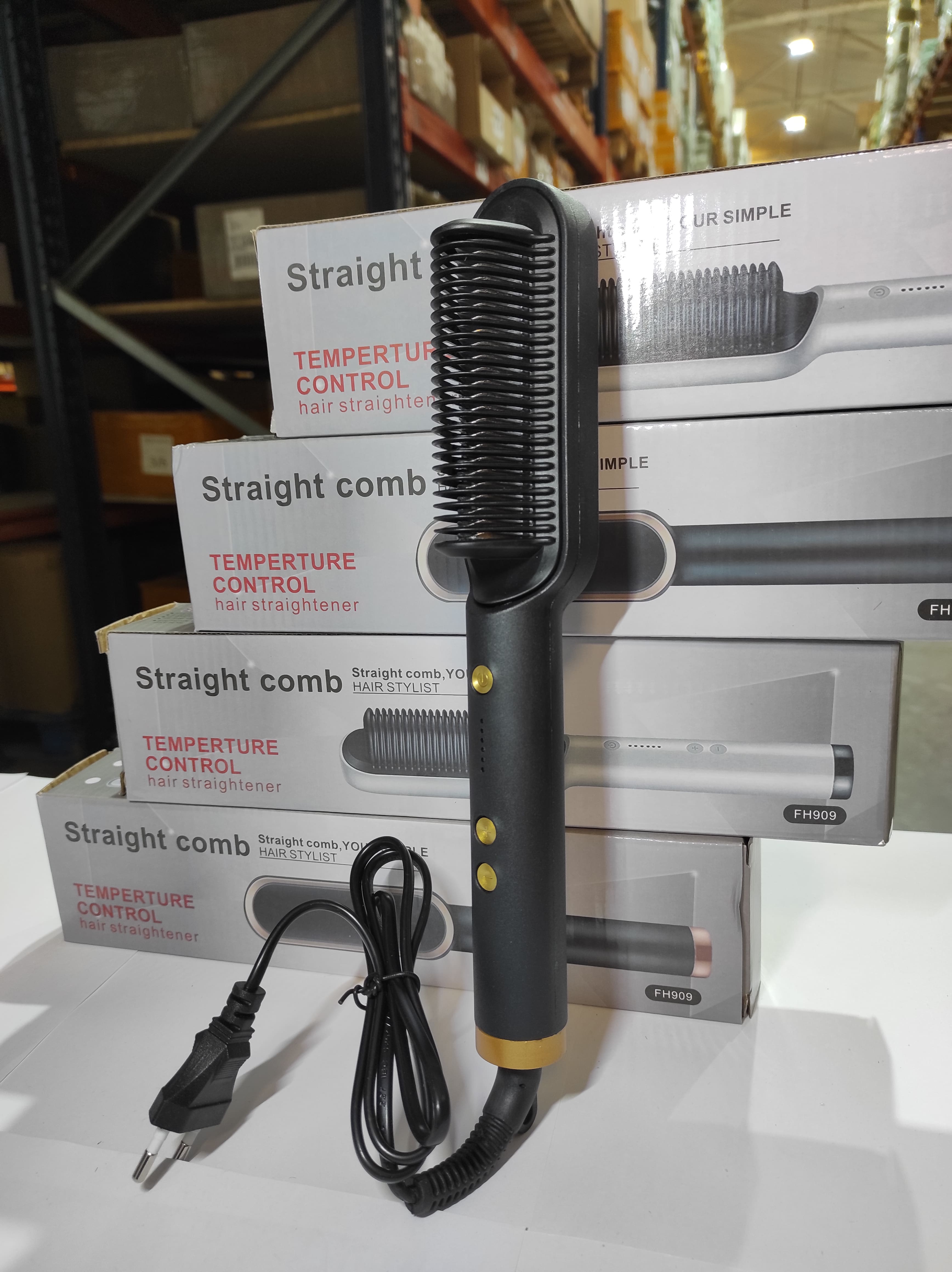 Vista lateral del cepillo alisador